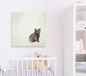 Baby Bear Sitting Wall Art-Wall Art-Jack and Jill Boutique