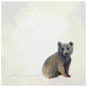 Baby Bear Sitting Wall Art-Wall Art-Jack and Jill Boutique