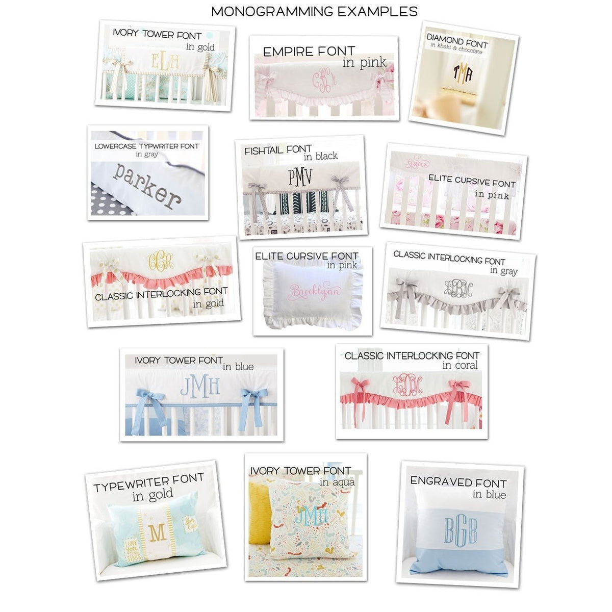 Baby Bedding Embroidery-embroidery-Jack and Jill Boutique