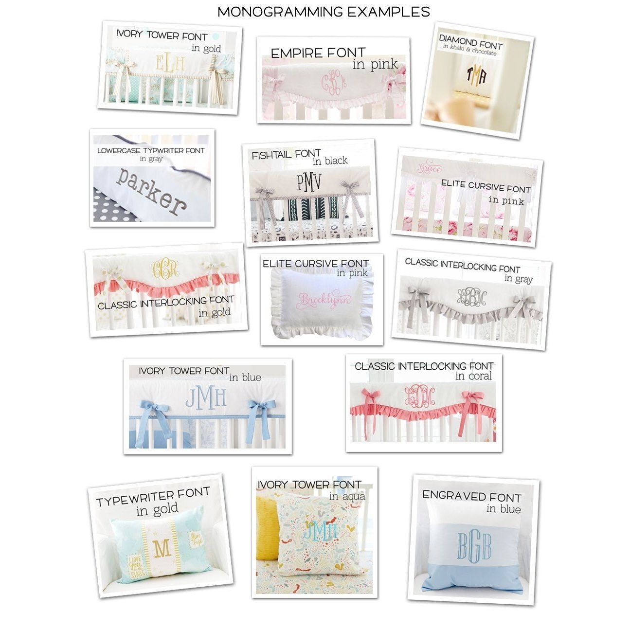 Baby Bedding Embroidery-embroidery-Jack and Jill Boutique