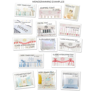 Baby Bedding Embroidery-embroidery-Jack and Jill Boutique