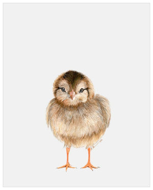 Baby Chick Portrait Wall Art-Wall Art-Jack and Jill Boutique