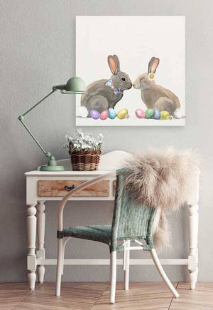 Baby Easter Bunnies Wall Art-Wall Art-Jack and Jill Boutique