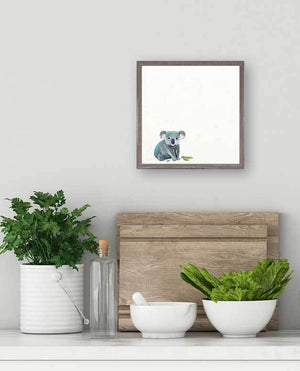 Baby Koala - Mini Framed Canvas-Mini Framed Canvas-Jack and Jill Boutique