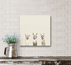 Baby Llama Trio Wall Art-Wall Art-Jack and Jill Boutique