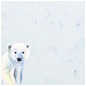 Baby Polar Bear Wall Art-Wall Art-Jack and Jill Boutique