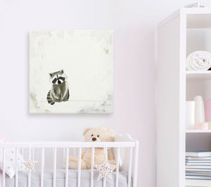 Baby Raccoon Kit Wall Art-Wall Art-Jack and Jill Boutique