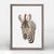 Baby Zebra Portrait - Mini Framed Canvas-Mini Framed Canvas-Jack and Jill Boutique