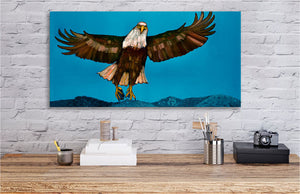 Bald Eagle Blues Wall Art-Wall Art-Jack and Jill Boutique