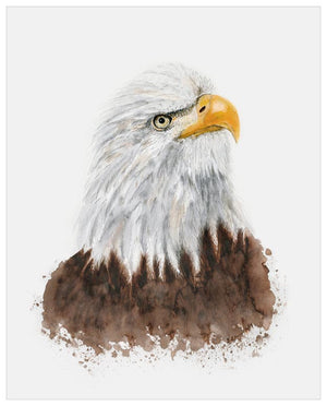 Bald Eagle Portrait Wall Art-Wall Art-Jack and Jill Boutique