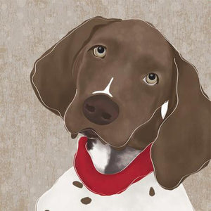 Barkley & Wagz - German Shorthaired Pointer | Canvas Wall Art-Canvas Wall Art-Jack and Jill Boutique