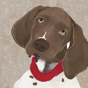 Barkley & Wagz - German Shorthaired Pointer | Canvas Wall Art-Canvas Wall Art-Jack and Jill Boutique
