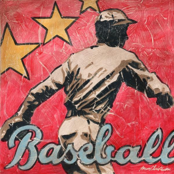 Baseball Star | America's Favorite Pastime Collection | Canvas Art Prints-Canvas Wall Art-Jack and Jill Boutique
