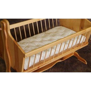 Bassinet Mattress, Twill Encased Wool Mattress | Holy Lamb Organics-Crib Mattress-Jack and Jill Boutique