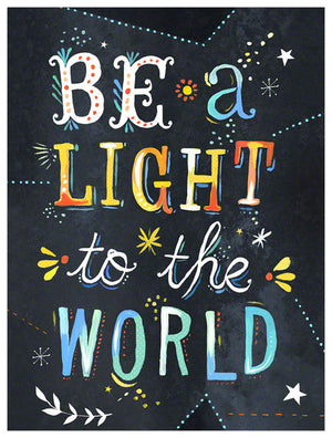 Be a Light to the World Wall Art-Wall Art-Jack and Jill Boutique