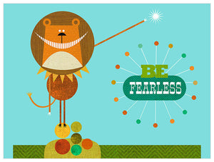 Be Fearless Wall Art-Wall Art-Jack and Jill Boutique