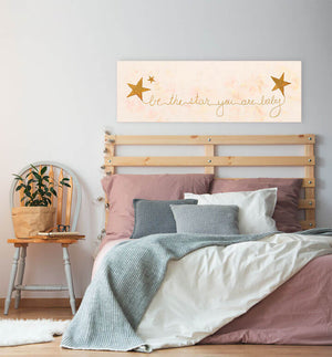Be The Star You Are Wall Art-Wall Art-36x12 Canvas-Jack and Jill Boutique