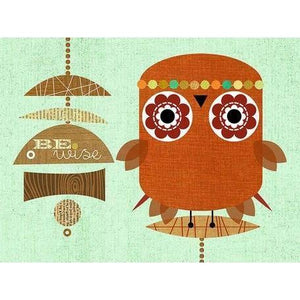 Be Wise Owl | Canvas Wall Art-Canvas Wall Art-Jack and Jill Boutique