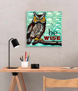 Be Wise Wall Art-Wall Art-Jack and Jill Boutique