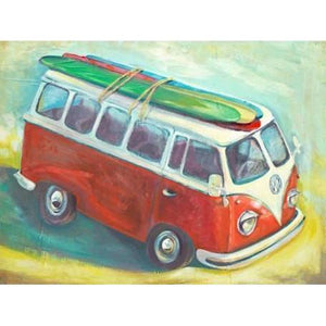Beach Bus | Canvas Wall Art-Canvas Wall Art-Jack and Jill Boutique