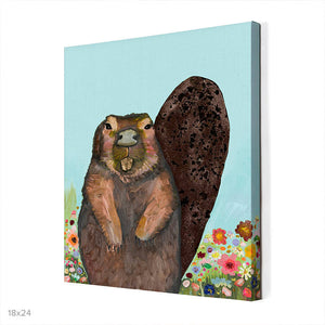 Beaver With Gold Tooth Wall Art-Wall Art-Jack and Jill Boutique