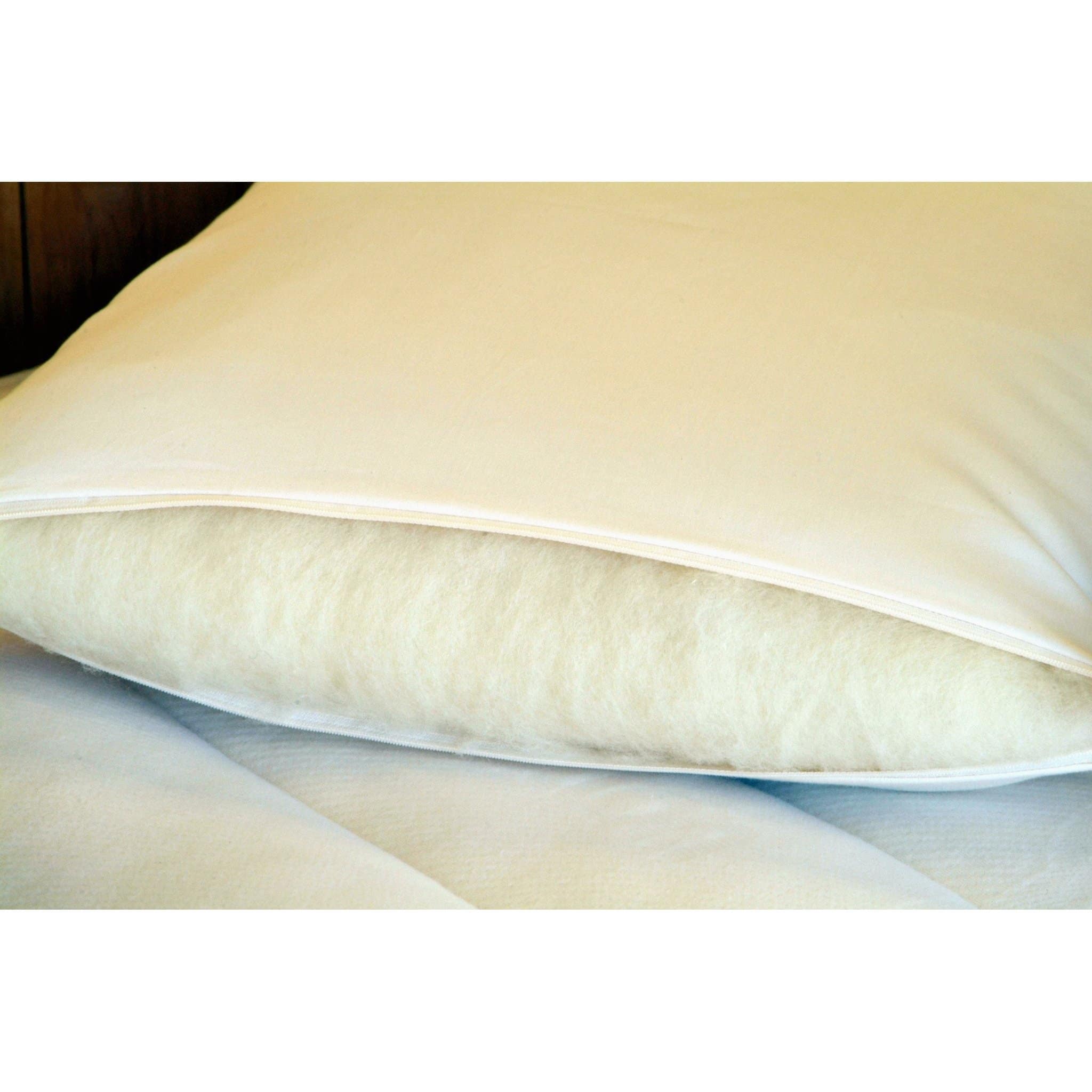 Wool-Filled Bed Pillows - Holy Lamb Organics