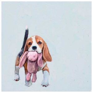 Best Friend - Beagle And Bunny Wall Art-Wall Art-Jack and Jill Boutique