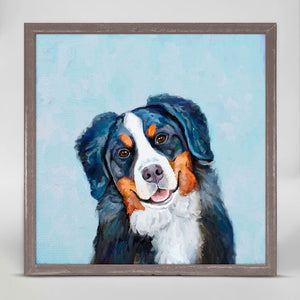 Best Friend - Bernese Mountain Dog Mini Framed Canvas-Mini Framed Canvas-Jack and Jill Boutique