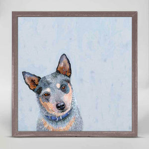 Best Friend - Blue Heeler Mini Framed Canvas-Mini Framed Canvas-Jack and Jill Boutique
