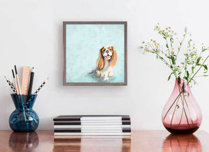 Best Friend - Cavalier Mini Framed Canvas-Mini Framed Canvas-Jack and Jill Boutique
