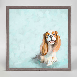 Best Friend - Cavalier Mini Framed Canvas-Mini Framed Canvas-Jack and Jill Boutique