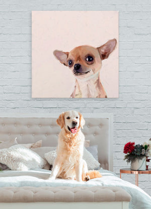 Best Friend - Chihuahua Close Up Wall Art-Wall Art-Jack and Jill Boutique