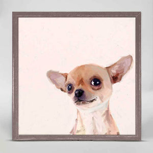 Best Friend - Chihuahua Close Up Mini Framed Canvas-Mini Framed Canvas-Jack and Jill Boutique