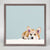 Best Friend - Contemplative Corgi Mini Framed Canvas-Mini Framed Canvas-Jack and Jill Boutique