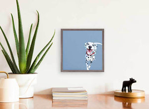Best Friend - Dalmatian Mini Framed Canvas-Mini Framed Canvas-Jack and Jill Boutique