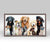 Best Friend - Dog Bunch Mini Framed Canvas-Mini Framed Canvas-Jack and Jill Boutique