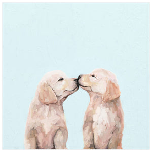 Best Friend - Golden Pup Kisses Wall Art-Wall Art-Jack and Jill Boutique