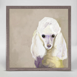 Best Friend - Poodle Mini Framed Canvas-Mini Framed Canvas-Jack and Jill Boutique