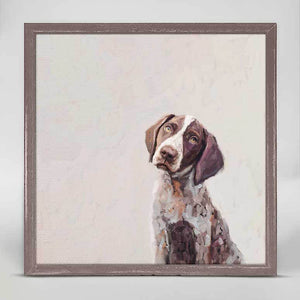 Best Friend - Soft German Shorthaired Pointer Mini Framed Canvas-Mini Framed Canvas-Jack and Jill Boutique