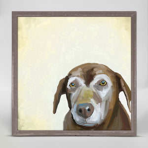 Best Friend - Sweet Old Dog Mini Framed Canvas-Mini Framed Canvas-Jack and Jill Boutique