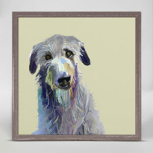 Best Friend - Wolfhound Mini Framed Canvas-Mini Framed Canvas-Jack and Jill Boutique
