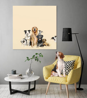 Best Friends - Puppy Pack Wall Art-Wall Art-Jack and Jill Boutique