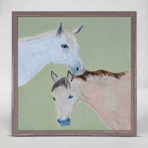Best Friends - Mini Framed Canvas-Mini Framed Canvas-Jack and Jill Boutique