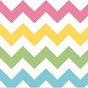 Big Zig Zag in Rainbow Fabric by the Yard | 100% Cotton-Fabric-Jack and Jill Boutique