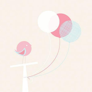 Birdie & Balloons | Canvas Wall Art-Canvas Wall Art-Jack and Jill Boutique