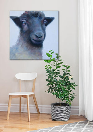 Black And White Sheep Wall Art-Wall Art-Jack and Jill Boutique