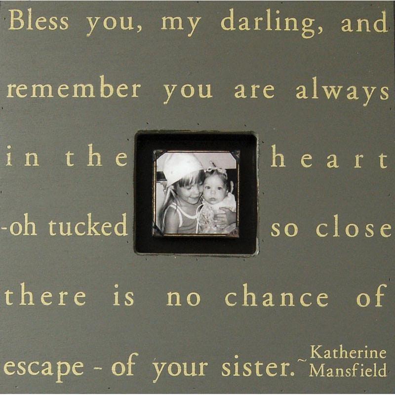 Handmade Wood Photobox with quote "Bless You, My Darling"-Photoboxes-Jack and Jill Boutique
