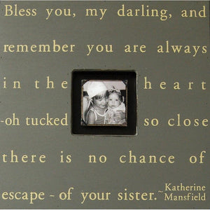 Handmade Wood Photobox with quote "Bless You, My Darling"-Photoboxes-Jack and Jill Boutique