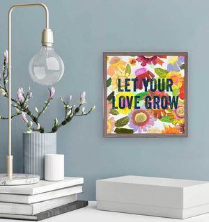Blooms - Mini Framed Canvas-Mini Framed Canvas-Jack and Jill Boutique