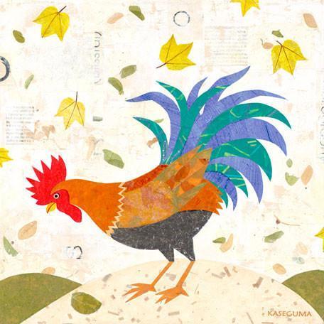 Blue Tail Rooster | Canvas Wall Art-Canvas Wall Art-Jack and Jill Boutique